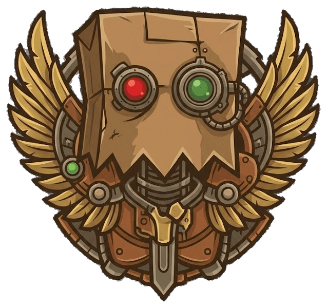 Paperbag Hobbies Crest Logo
