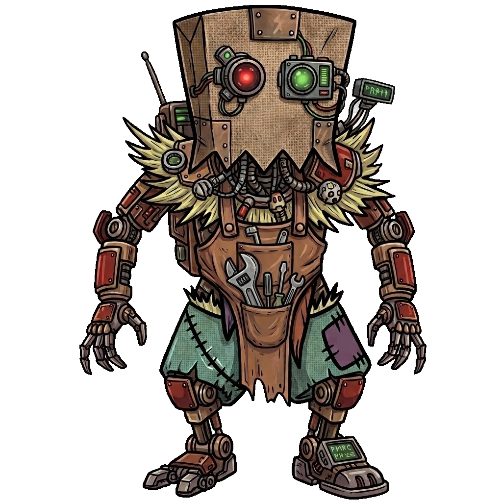 Paperbag Hobbies Mascot